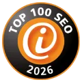 SEO Siegel "Top 100 SEO 2025"
