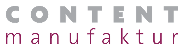 CONTENTmanufaktur Logo CONTENTmanufaktur Logo