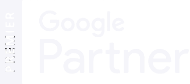 Weisses Logo "PREMIER Google Partner"